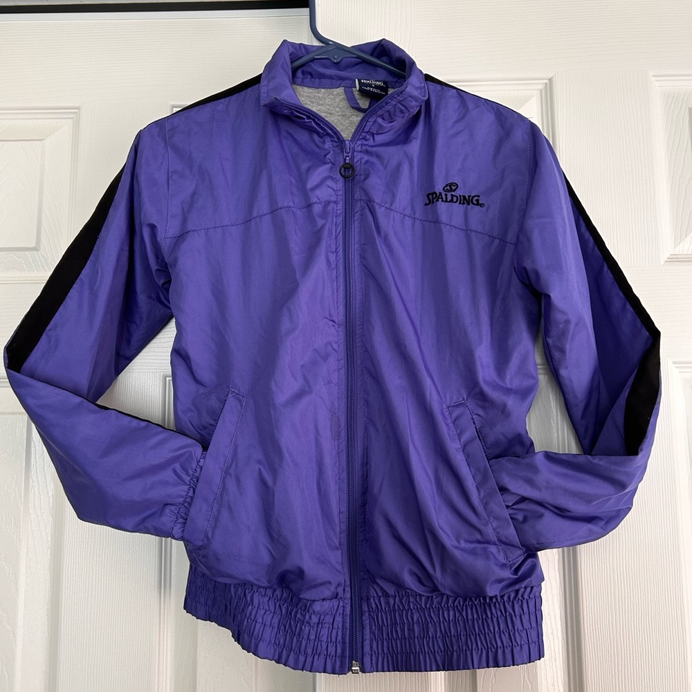 Spalding Purple Track Jacket